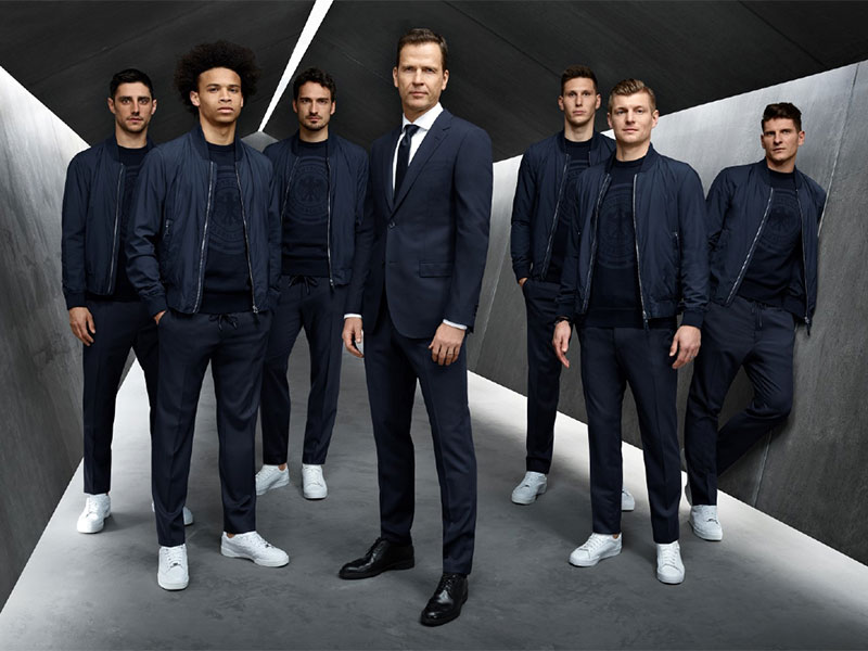 علامة HUGO BOSS  تتعاون مع فريق كرة القدم الألماني الوطني